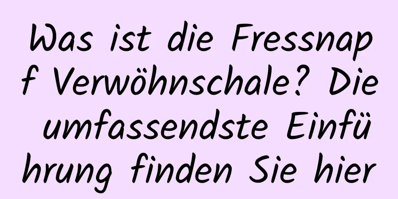 Was ist die Fressnapf Verwöhnschale? Die umfassendste Einführung finden Sie hier