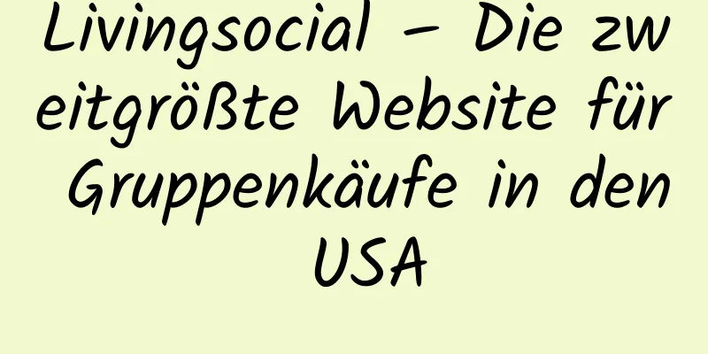 Livingsocial – Die zweitgrößte Website für Gruppenkäufe in den USA