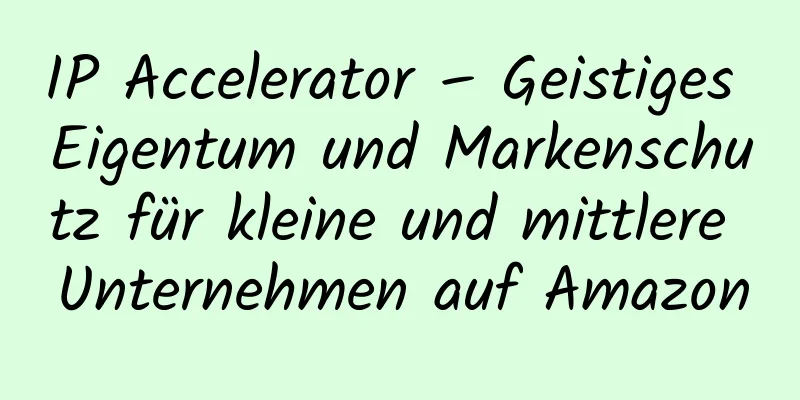 IP Accelerator – Geistiges Eigentum und Markenschutz für kleine und mittlere Unternehmen auf Amazon