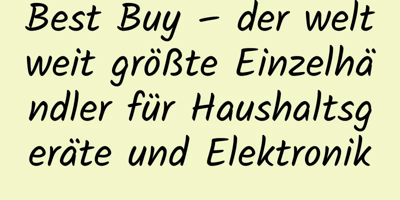 Best Buy – der weltweit größte Einzelhändler für Haushaltsgeräte und Elektronik