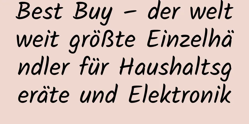 Best Buy – der weltweit größte Einzelhändler für Haushaltsgeräte und Elektronik