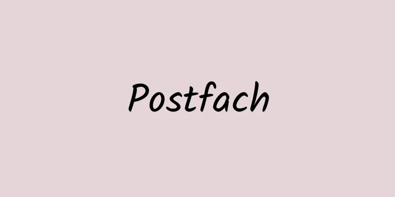 Postfach