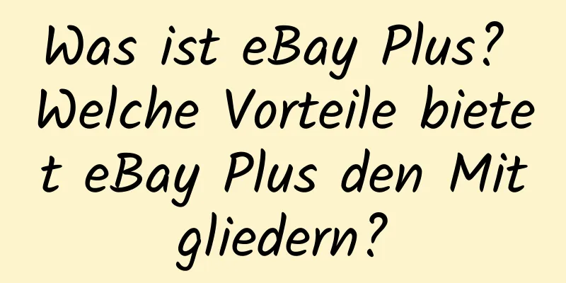 Was ist eBay Plus? Welche Vorteile bietet eBay Plus den Mitgliedern?