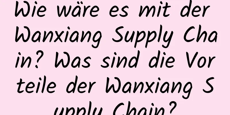 Wie wäre es mit der Wanxiang Supply Chain? Was sind die Vorteile der Wanxiang Supply Chain?