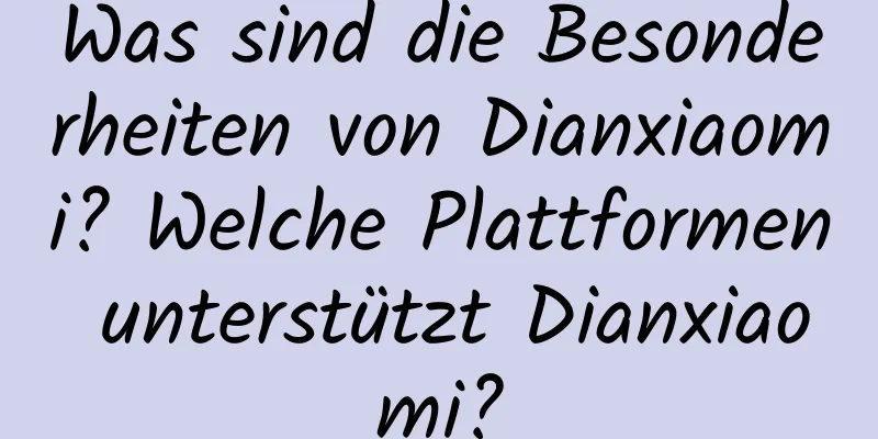 Was sind die Besonderheiten von Dianxiaomi? Welche Plattformen unterstützt Dianxiaomi?