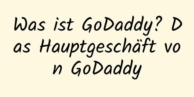 Was ist GoDaddy? Das Hauptgeschäft von GoDaddy