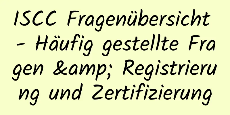 ISCC Fragenübersicht - Häufig gestellte Fragen & Registrierung und Zertifizierung