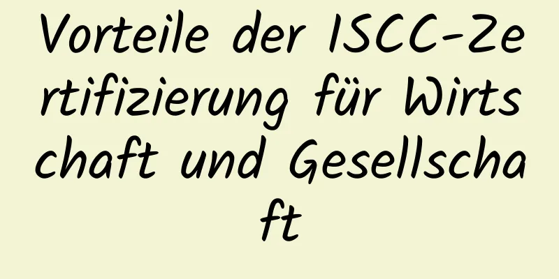 Vorteile der ISCC-Zertifizierung für Wirtschaft und Gesellschaft