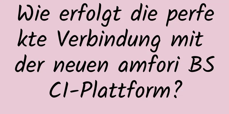 Wie erfolgt die perfekte Verbindung mit der neuen amfori BSCI-Plattform?