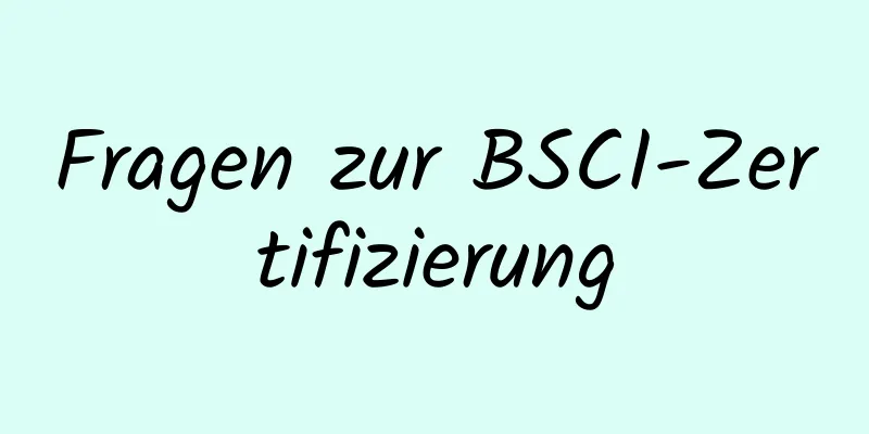 Fragen zur BSCI-Zertifizierung