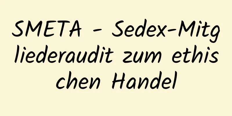 SMETA - Sedex-Mitgliederaudit zum ethischen Handel